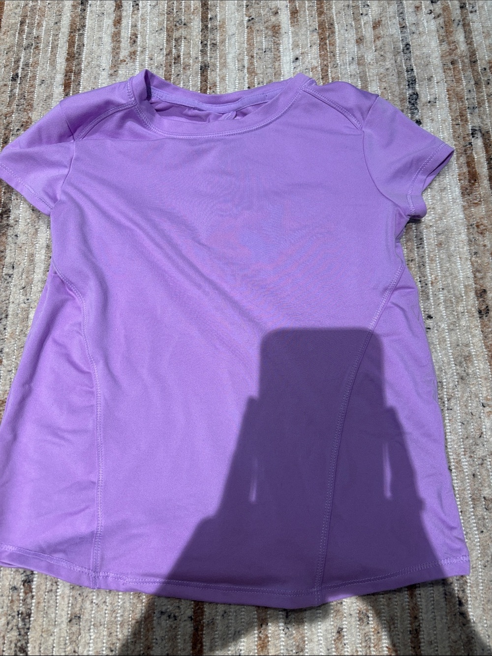 all in motion Lavender Girls' Short Sleeve Active Tee